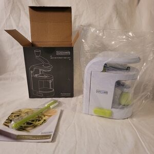 Vegetable Spiralizer Slicer 4 Blade Profesional Upright W/ Handle New In Box NIB